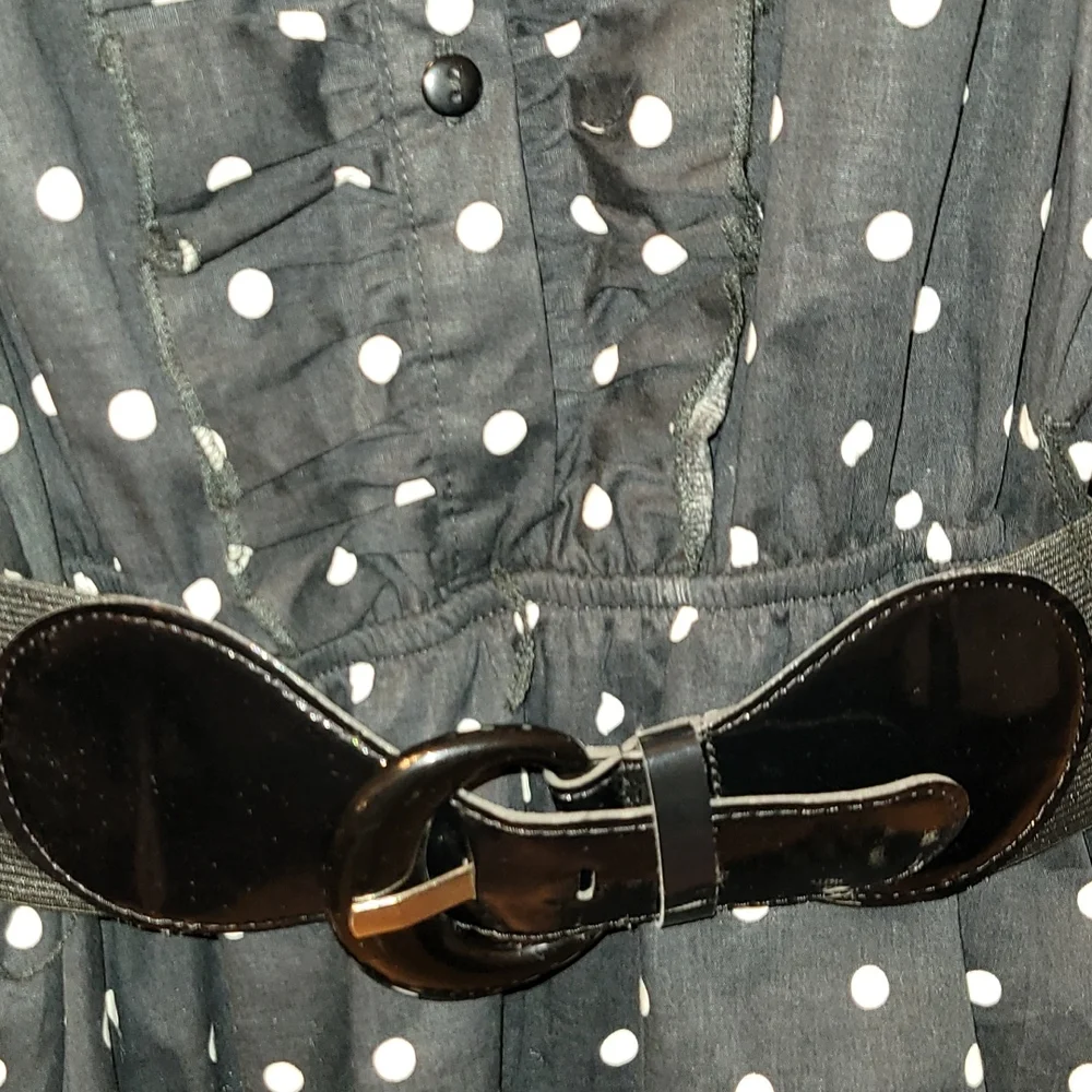 Bailey Blue Polka Dot Dress - Picture 4 of 10